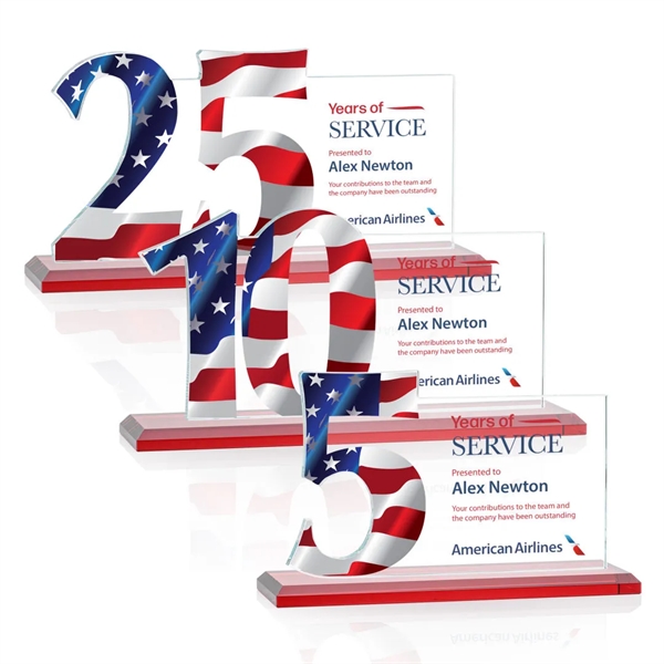 Hazelton VividPrint™ Award - Red... from ASI 84592 St Regis Group / St Regis