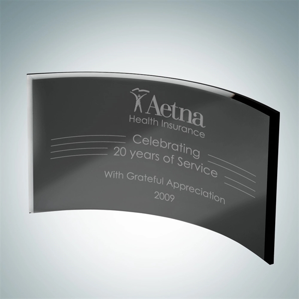 Jade glass black crescent award.... from ASI 47791 Best Deal Awards