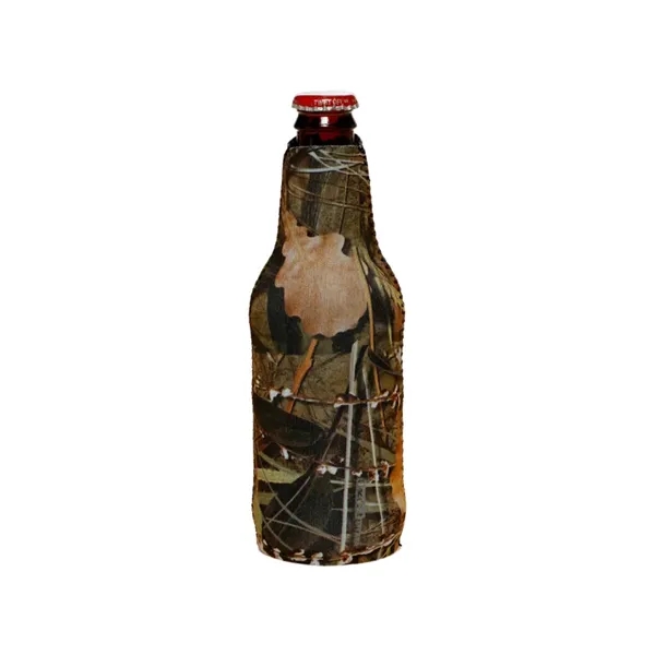Zippered Neoprene Bottle Cooler with 1 color silkscreen imprint on 1... from ASI 37218 Athena Promo (tm)