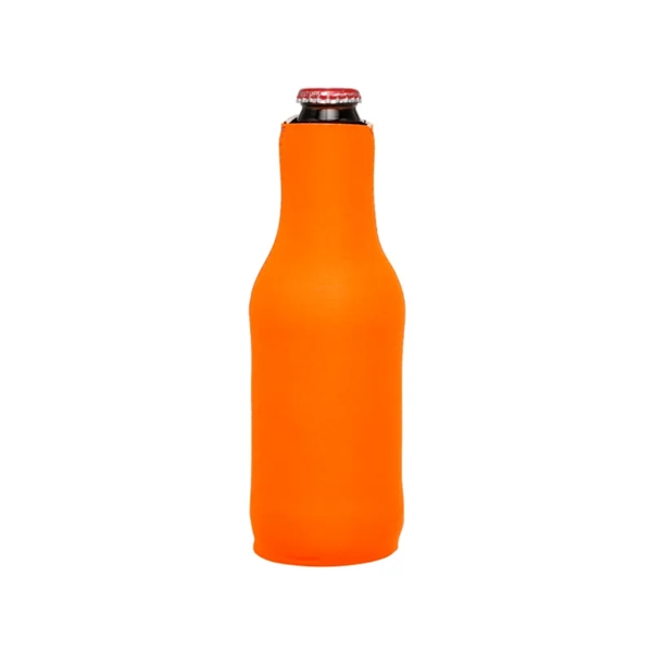 Zippered Neoprene Bottle Cooler with 1 color silkscreen imprint on 1... from ASI 37218 Athena Promo (tm)