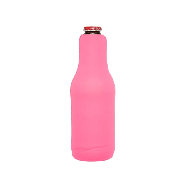 Zippered Neoprene Bottle Cooler with 1 color silkscreen imprint on 1... from ASI 37218 Athena Promo (tm)