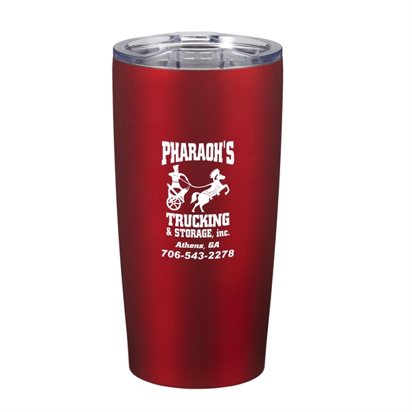 20 oz. stainless steel insulated tumbler with matte finish in a... from ASI 52840 Evans Manufacturing
