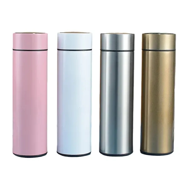 16.2 oz. stainless steel thermal tumbler with temperature display plus 1c1p... from ASI 37218 Athena Promo (tm)
