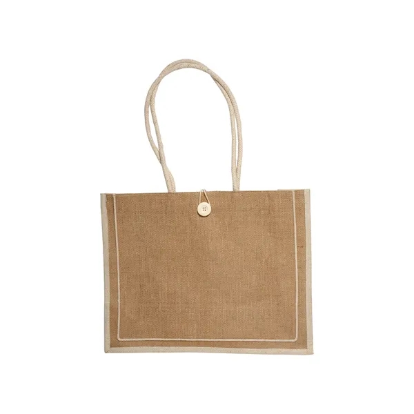 Jute Milan Tote... from ASI 89971 Stuff A Mug