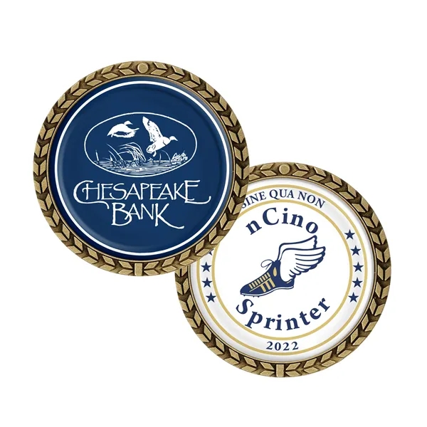 1.75" die cast zinc alloy challenge coins with dual poly dome... from ASI 52263 EMT / EMT EMT EASY