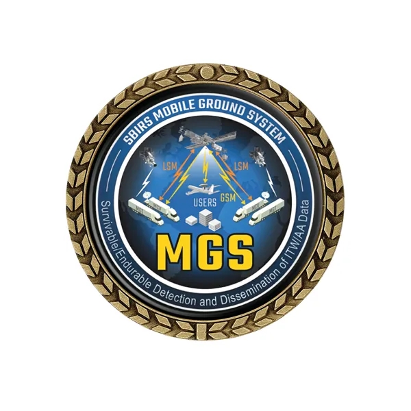 1.75" die cast zinc alloy challenge coins with dual poly dome... from ASI 52263 EMT / EMT EMT EASY