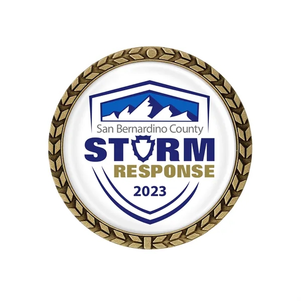 1.75" die cast zinc alloy challenge coins with dual poly dome... from ASI 52263 EMT / EMT EMT EASY