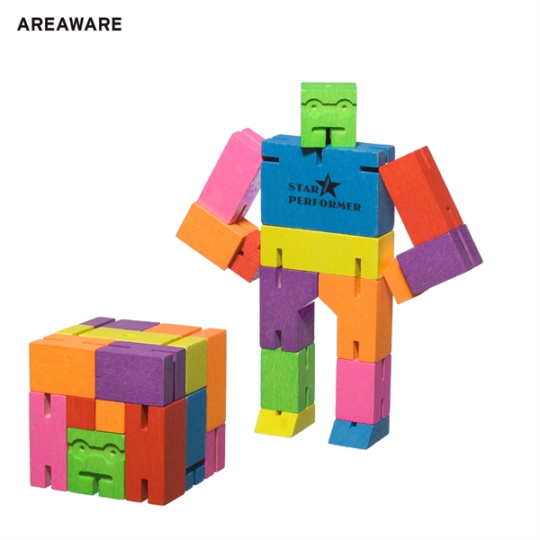 Cubebots's powerful hardwood (beech wood) frame can hold dozens of poses... from ASI 62820 International Merch Concepts / IMC