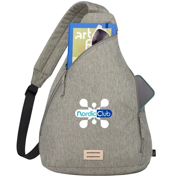 5" x 18" x 12.35" sling bag made of rPET material.... from ASI 66887 PCNA / Bullet