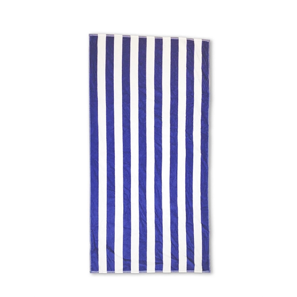 30" x 63" midweight cabana stripe beach towel.... from ASI 91605 Towel Specialties