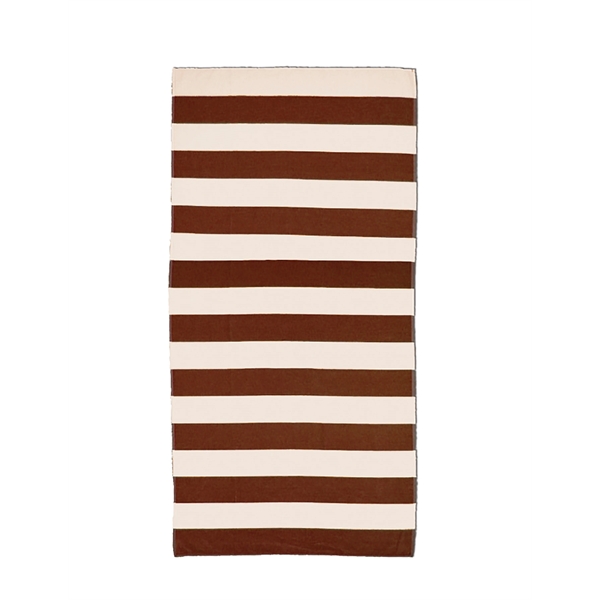40" x 80" horizontal cabana striped beach towel.... from ASI 91605 Towel Specialties