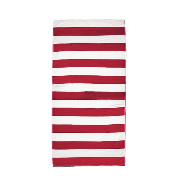 40" x 80" horizontal cabana striped beach towel.... from ASI 91605 Towel Specialties