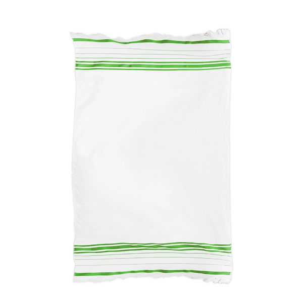 40" x 63" fringed beach towel made of 100% cotton velour.... from ASI 91605 Towel Specialties