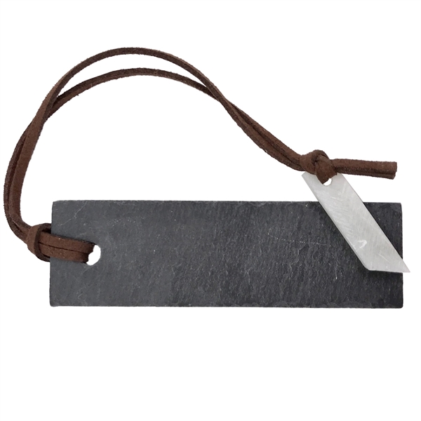 Natural slate tag for wine bottle... from ASI 98766 Yanlee Trading Co Ltd / Delite Promotional Products