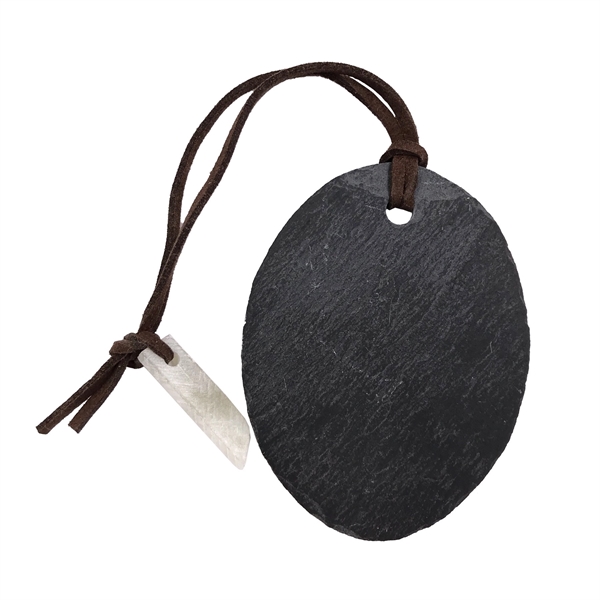 Natural slate tag for wine bottle... from ASI 98766 Yanlee Trading Co Ltd / Delite Promotional Products