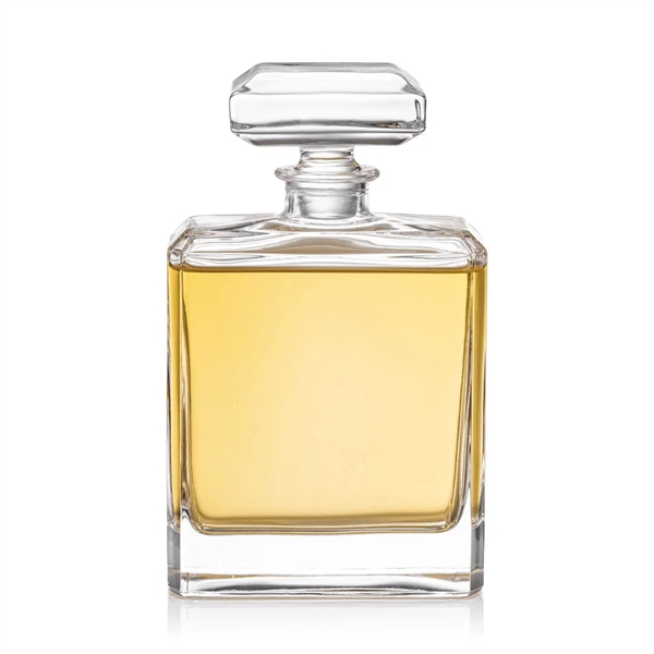 The Maschito Lead-Free Crystalline Decanter features a square shape with an... from ASI 84592 St Regis Group