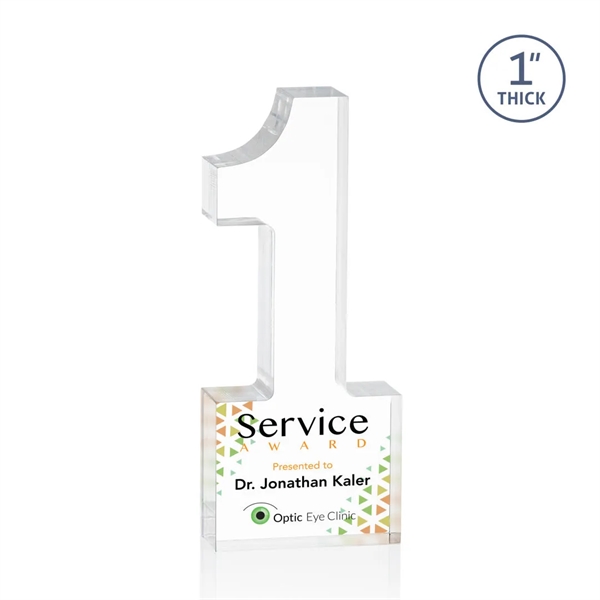 Recognize a milestone with the Astoria Acrylic VividPrint™ Awards. Featuring free-standing... from ASI 84592 St Regis Group / St Regis