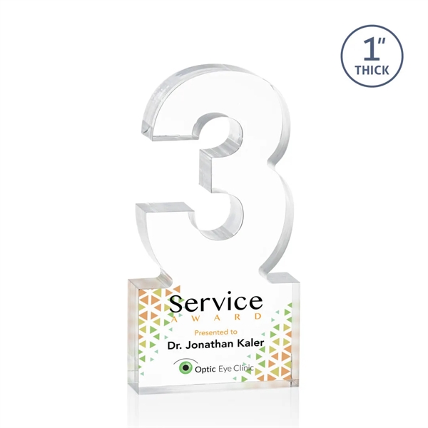 Recognize a milestone with the Astoria Acrylic VividPrint™ Awards. Featuring free-standing... from ASI 84592 St Regis Group / St Regis