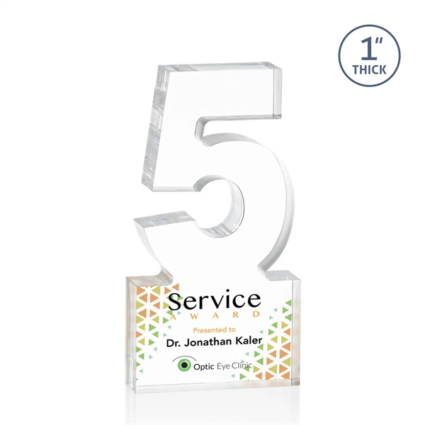 Recognize a milestone with the Astoria Acrylic VividPrint™ Awards. Featuring free-standing... from ASI 84592 St Regis Group / St Regis