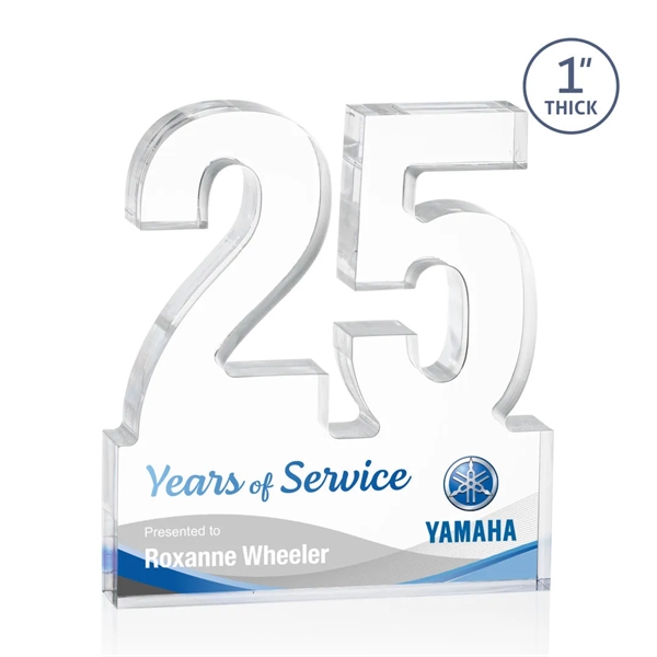 Recognize a milestone with the Astoria Acrylic VividPrint™ Awards. Featuring free-standing... from ASI 84592 St Regis Group / St Regis