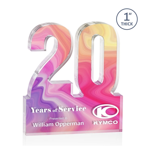 Recognize a milestone with the Astoria Acrylic VividPrint™ Awards. Featuring free-standing... from ASI 84592 St Regis Group / St Regis