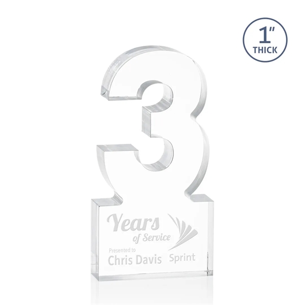 Recognize a major milestone with the Astoria Acrylic Awards. Featuring free-standing... from ASI 84592 St Regis Group / St Regis