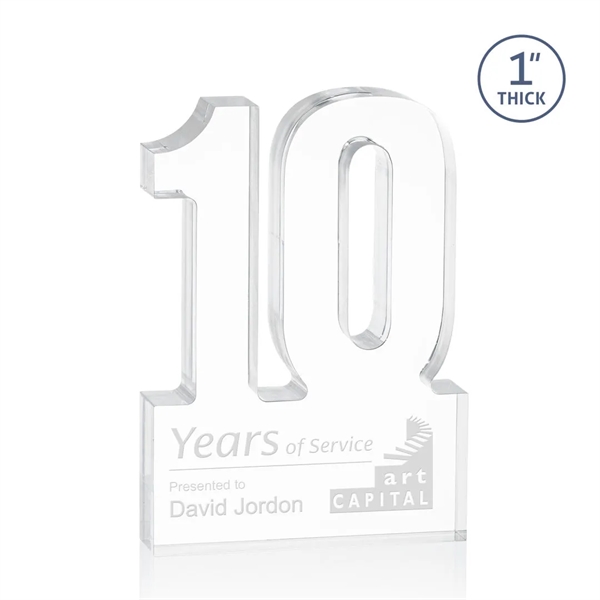 Recognize a major milestone with the Astoria Acrylic Awards. Featuring free-standing... from ASI 84592 St Regis Group / St Regis