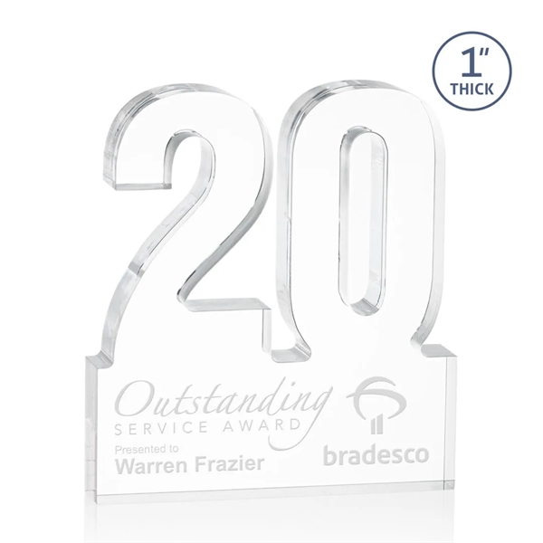 Recognize a major milestone with the Astoria Acrylic Awards. Featuring free-standing... from ASI 84592 St Regis Group / St Regis