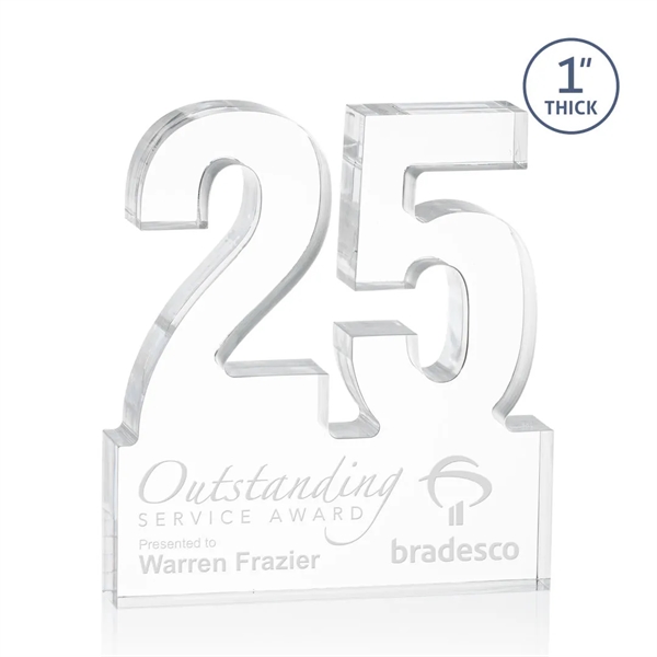 Recognize a major milestone with the Astoria Acrylic Awards. Featuring free-standing... from ASI 84592 St Regis Group / St Regis