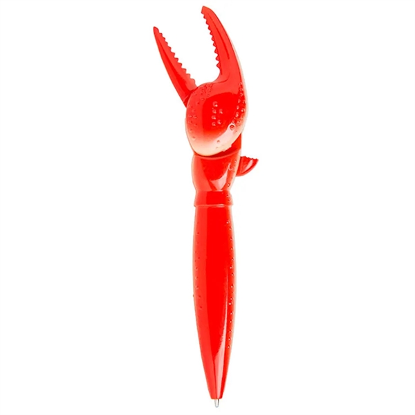 Novelty crab claw ballpoint pen with moving topper.... from ASI 34415 Alpi International LTD