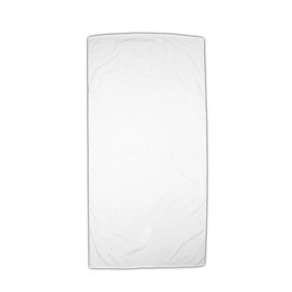 35" x 70" beach towel made from 100% cotton terry velour.... from ASI 91605 Towel Specialties / Xpress Towels Powered by Towel Specialties