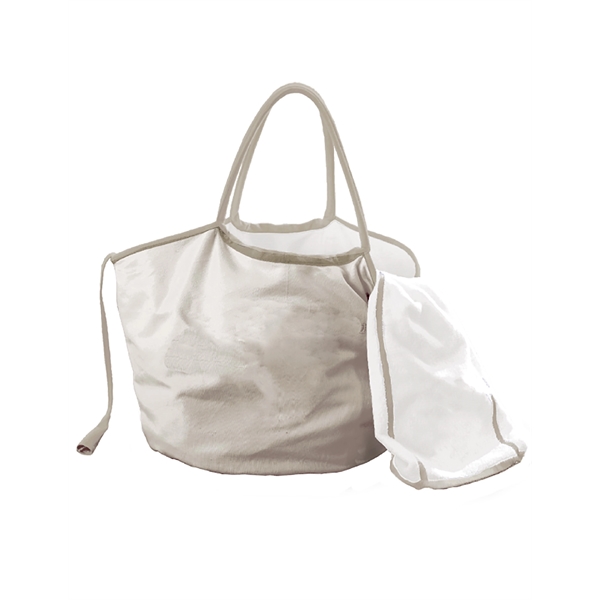 Nautical reversible bag made of cotton canvas with two zippered compartments... from ASI 91605 Towel Specialties