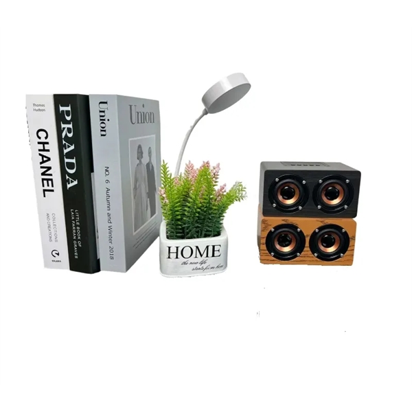 Wooden subwoofer wireless Bluetooth speaker plus 1 color silkscreen imprint on... from ASI 37218 Athena Promo (tm)