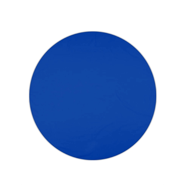 Surfside 360 round beach towel made of soft terry velour with... from ASI 91605 Towel Specialties