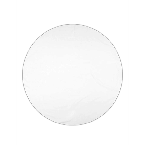 Surfside 360 round beach towel made of soft terry velour with... from ASI 91605 Towel Specialties