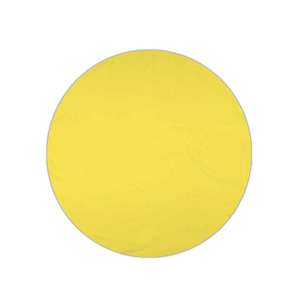 Surfside 360 round beach towel made of soft terry velour with... from ASI 91605 Towel Specialties