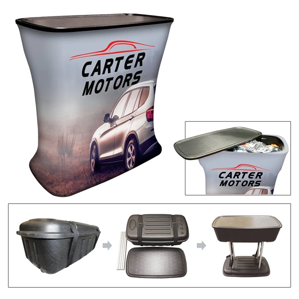 Booth Package includes Medium Spring Wall, Transformer Trunk, two Mini X-Banners,... from ASI 80228 Quinn