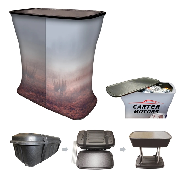 Booth Package includes Medium Spring Wall, Transformer Trunk, two Mini X-Banners,... from ASI 80228 Quinn