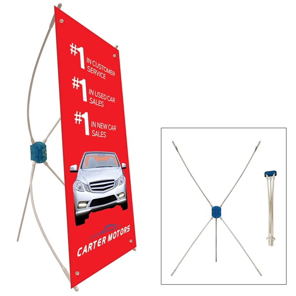 Booth Package includes Medium Spring Wall, Transformer Trunk, two Mini X-Banners,... from ASI 80228 Quinn