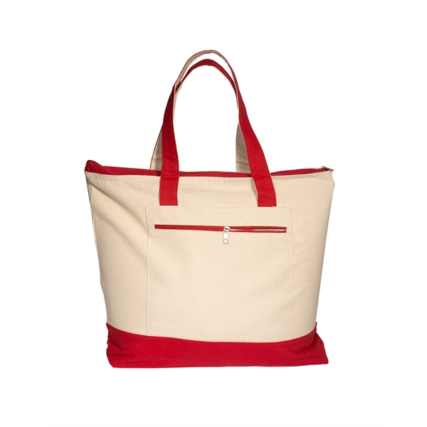 Cotton Boat Tote Zippered... from ASI 89971 Stuff A Mug