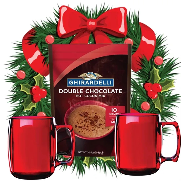 Cozy Courier Gift Set: 2 acrylic Courier mugs and 10.5 oz... from ASI 80060 VisionUSA