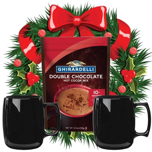 Cozy Courier Gift Set: 2 acrylic Courier mugs and 10.5 oz... from ASI 80060 VisionUSA