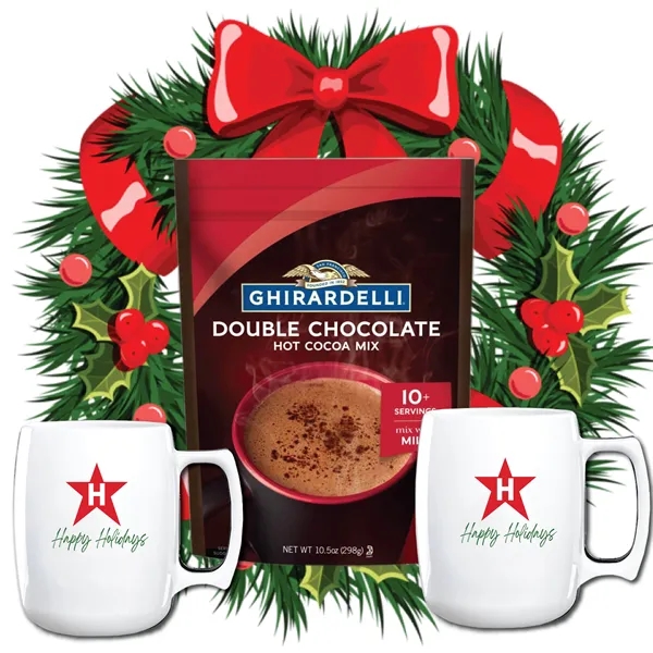 Cozy Courier Gift Set: 2 acrylic Courier mugs and 10.5 oz... from ASI 80060 VisionUSA