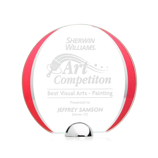 Made of Starfire Crystal, the beautiful round Stanton Award features a... from ASI 84592 St Regis Group / St Regis