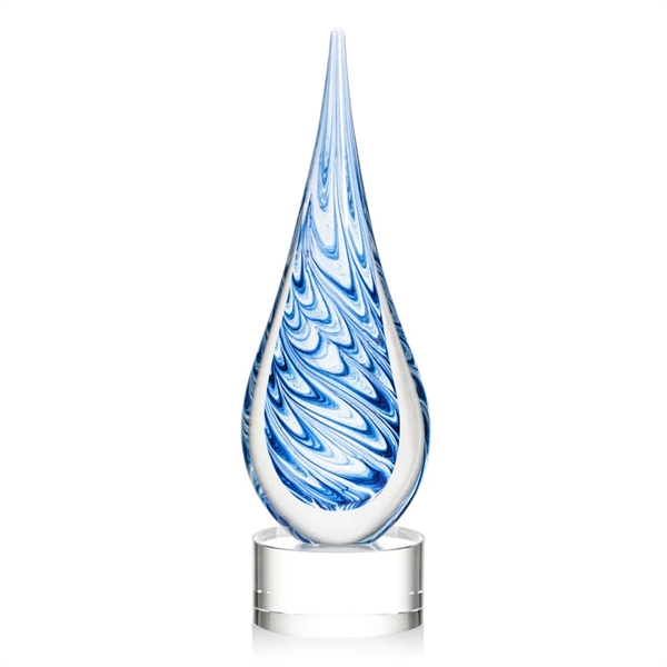 Unique swirls of blue and white make up the teardrop-shaped Marlin... from ASI 84592 St Regis Group / St Regis