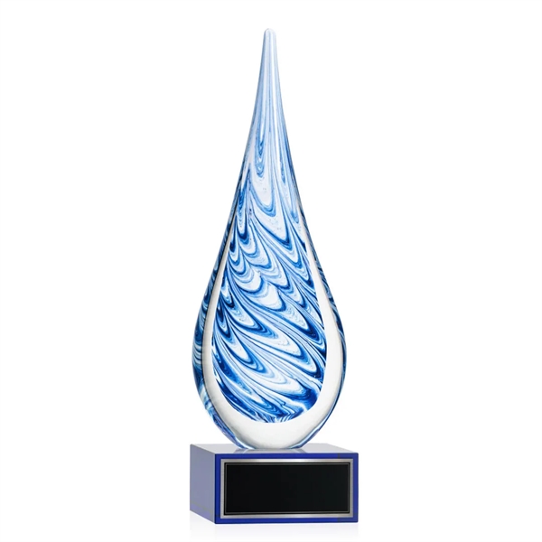 Unique swirls of blue and white make up the teardrop-shaped Marlin... from ASI 84592 St Regis Group / St Regis