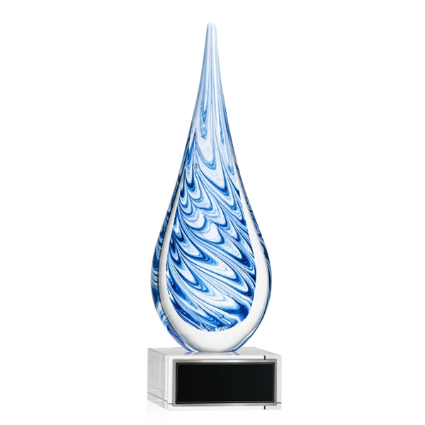 Unique swirls of blue and white make up the teardrop-shaped Marlin... from ASI 84592 St Regis Group / St Regis