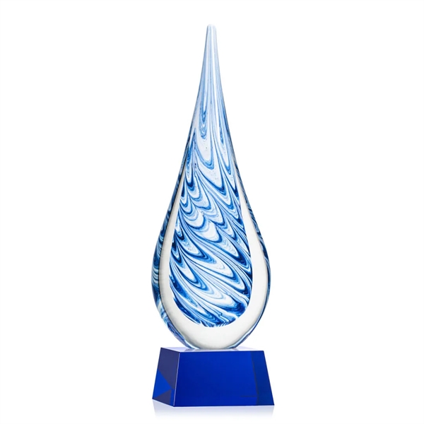 Unique swirls of blue and white make up the teardrop-shaped Marlin... from ASI 84592 St Regis Group / St Regis