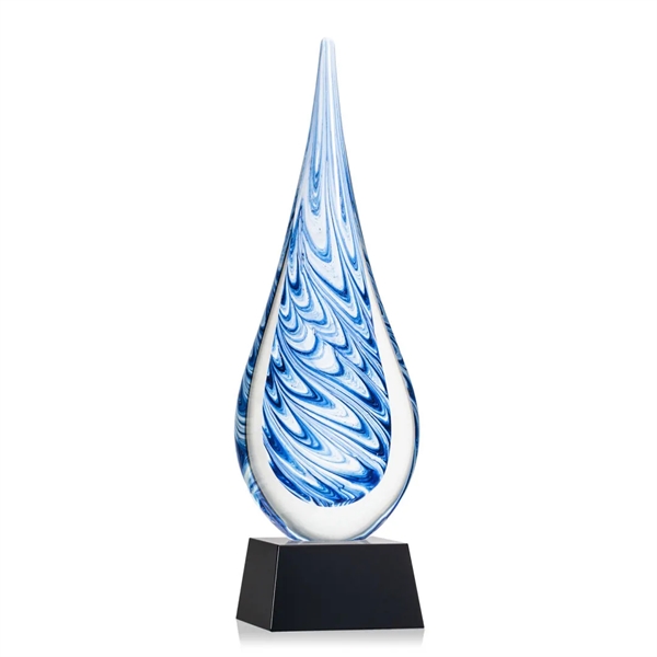 Unique swirls of blue and white make up the teardrop-shaped Marlin... from ASI 84592 St Regis Group / St Regis