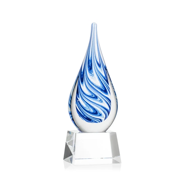 Unique swirls of blue and white make up the teardrop-shaped Marlin... from ASI 84592 St Regis Group / St Regis